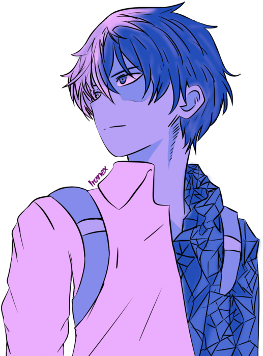 Half Cold Half Hot Todoroki Illustration