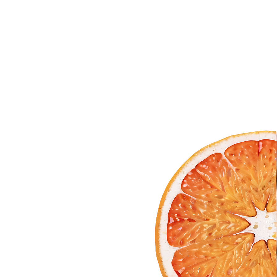 Half Cut Orange Png Tfe64