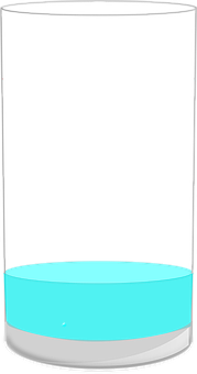 Half Full Glass Vector