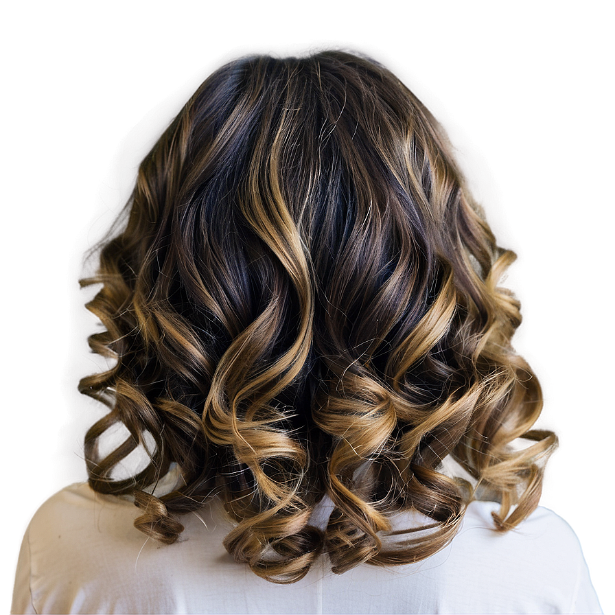 Half-up Hair Waves Style Png Adk