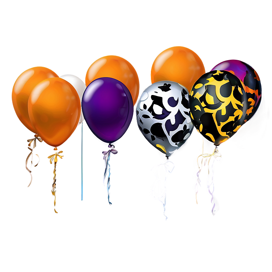 Halloween Balloons Png Kfl