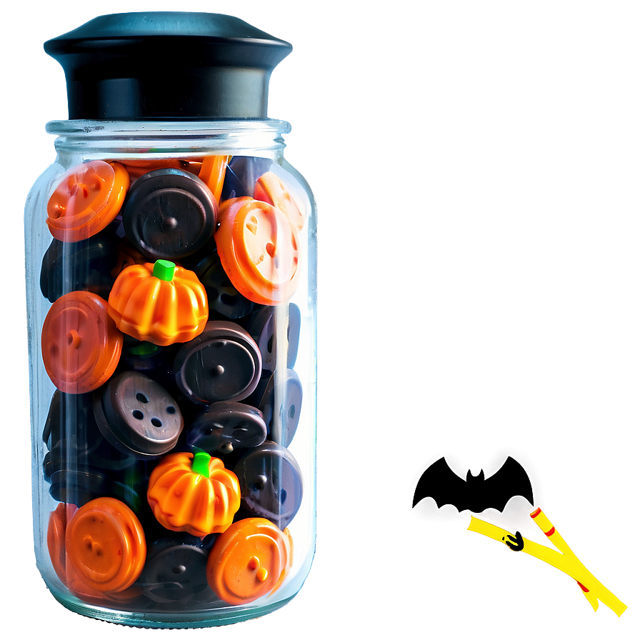 Halloween Candy Jar Png Uav41