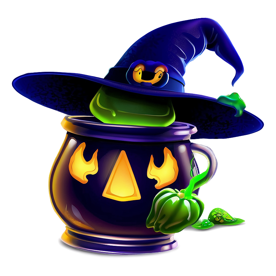 Halloween Cartoon Witch’s Brew Png 19