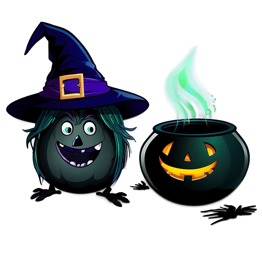 Halloween Cartoon Witch’s Brew Png 77