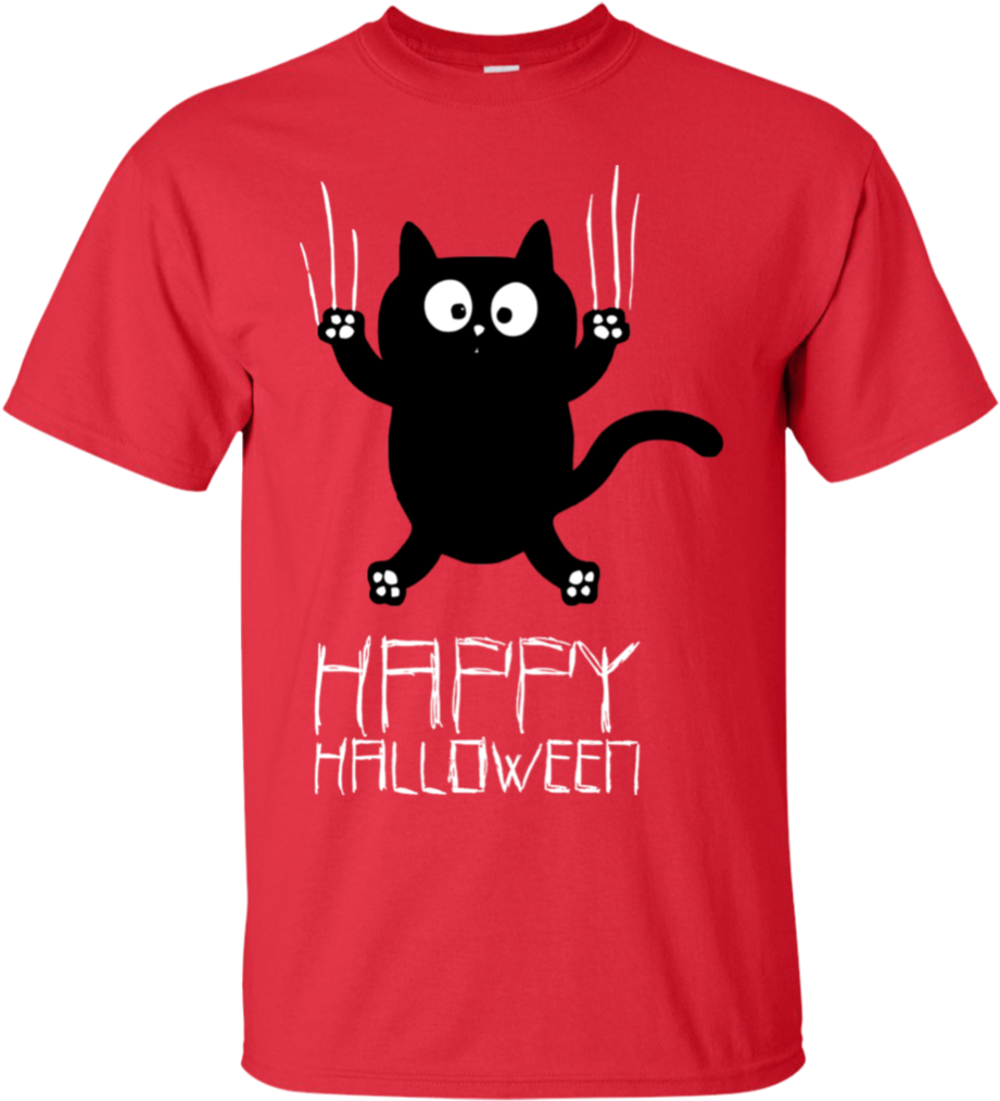 Halloween Cat Costume T Shirt Design