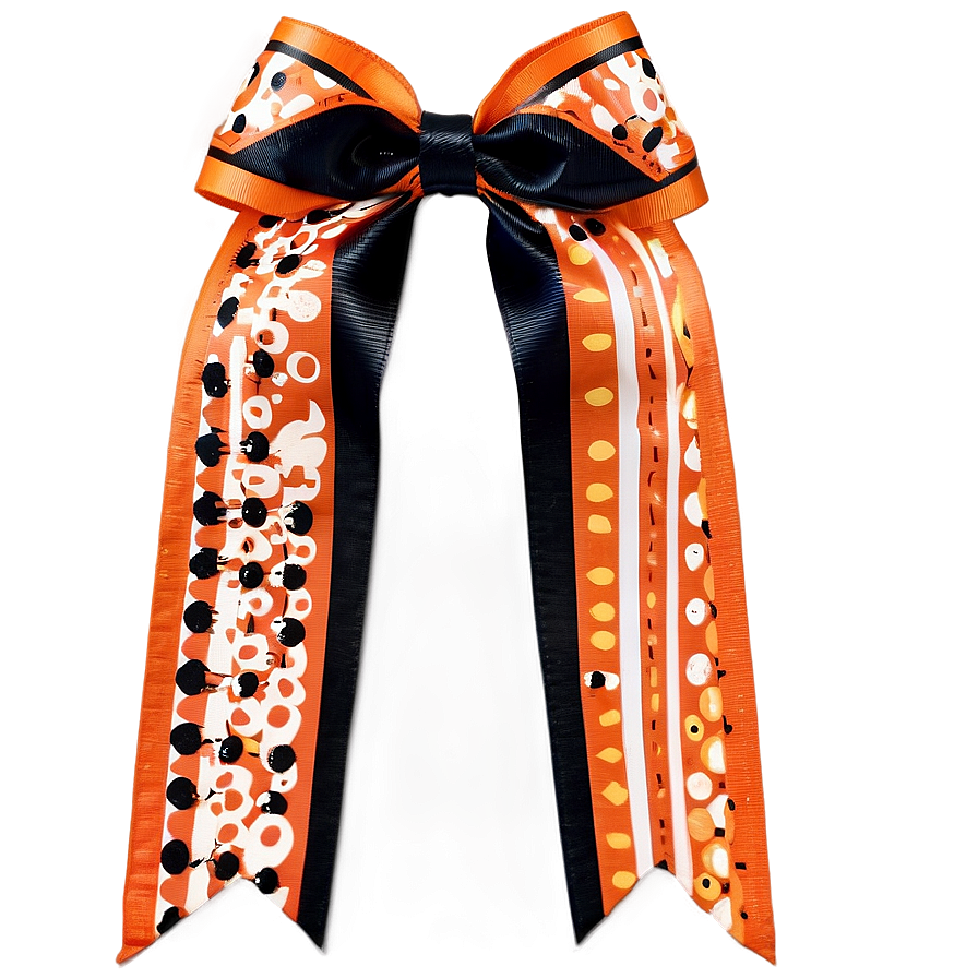 Halloween Cheer Bow Png 06212024