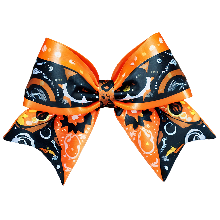 Halloween Cheer Bow Png 32