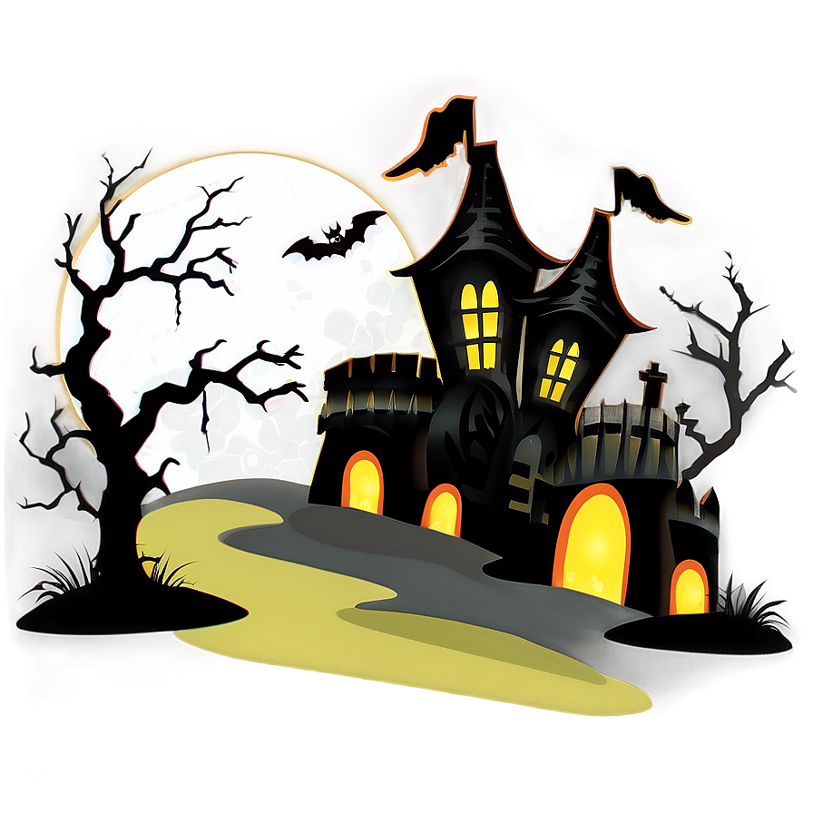 Halloween Clipart Black And White Png 89