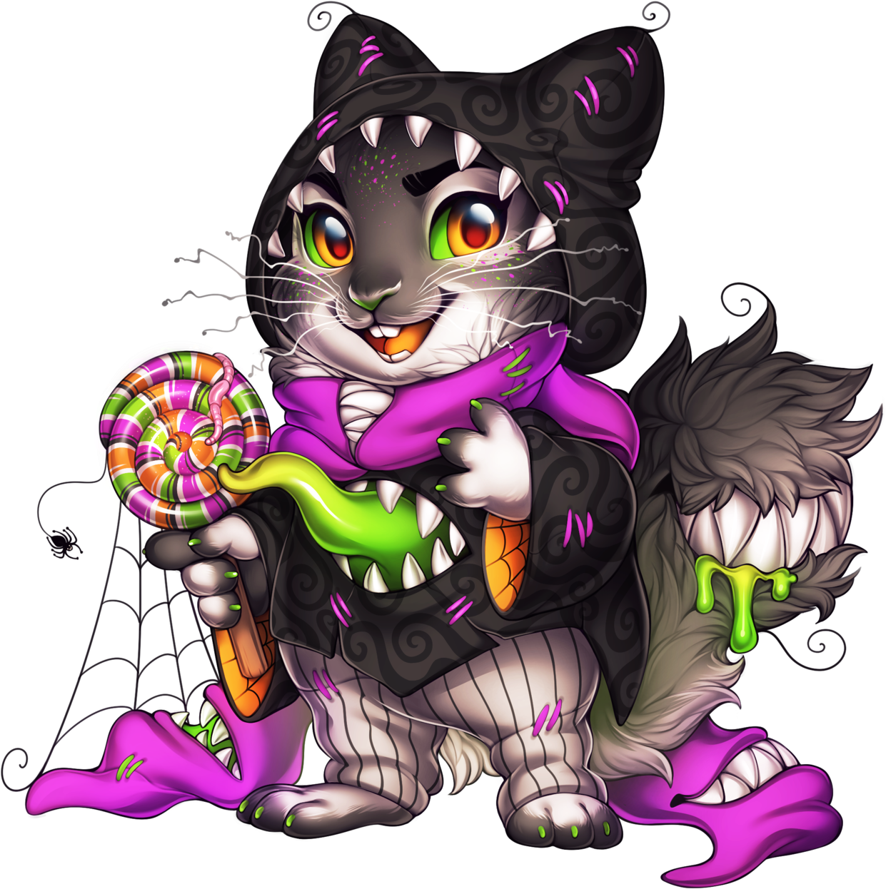 Halloween_ Costume_ Cat_with_ Lollipop.png