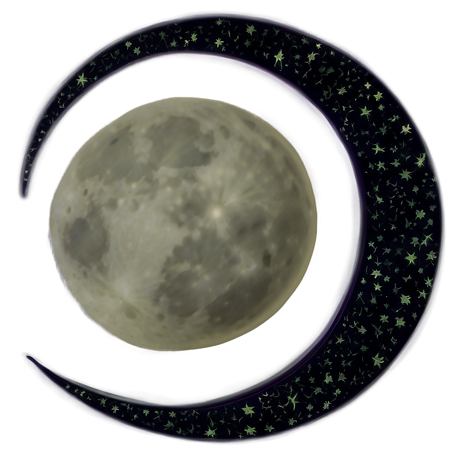 Halloween Crescent Moon Png 06252024