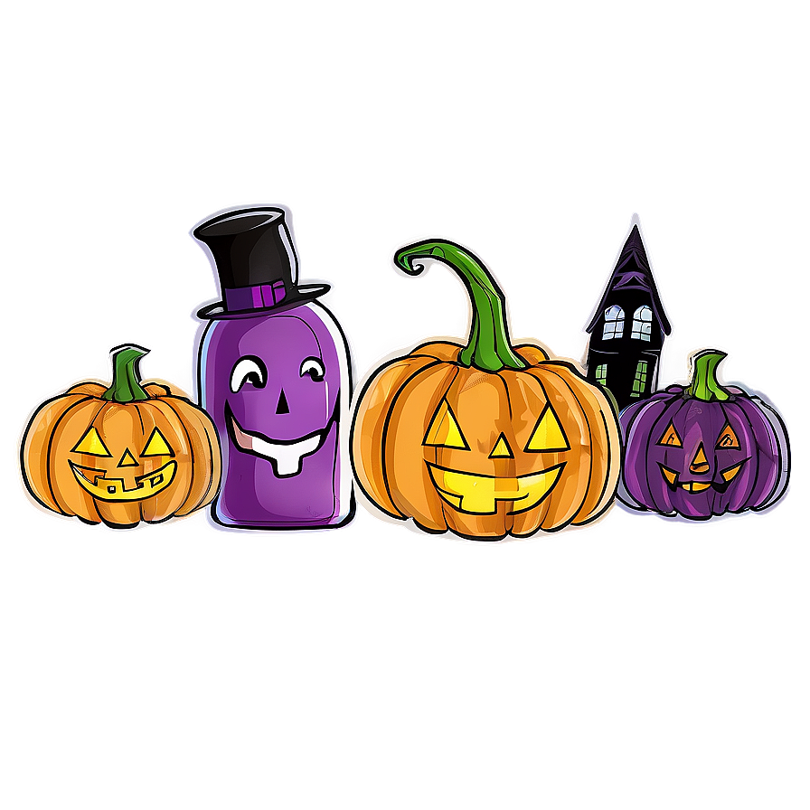 Halloween Doodle Png 41