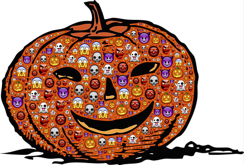 Halloween Emoji Pumpkin