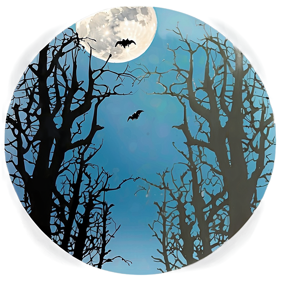 Halloween Full Moon Transparent Png 50