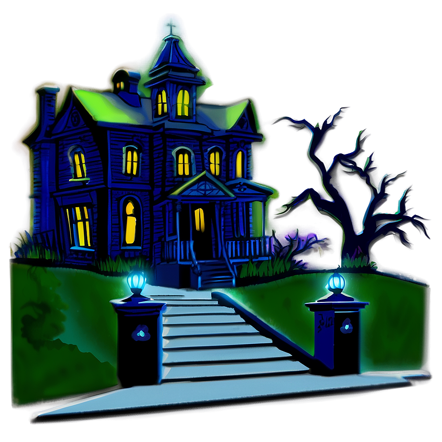 Halloween Haunted Mansion Mystery Png 8