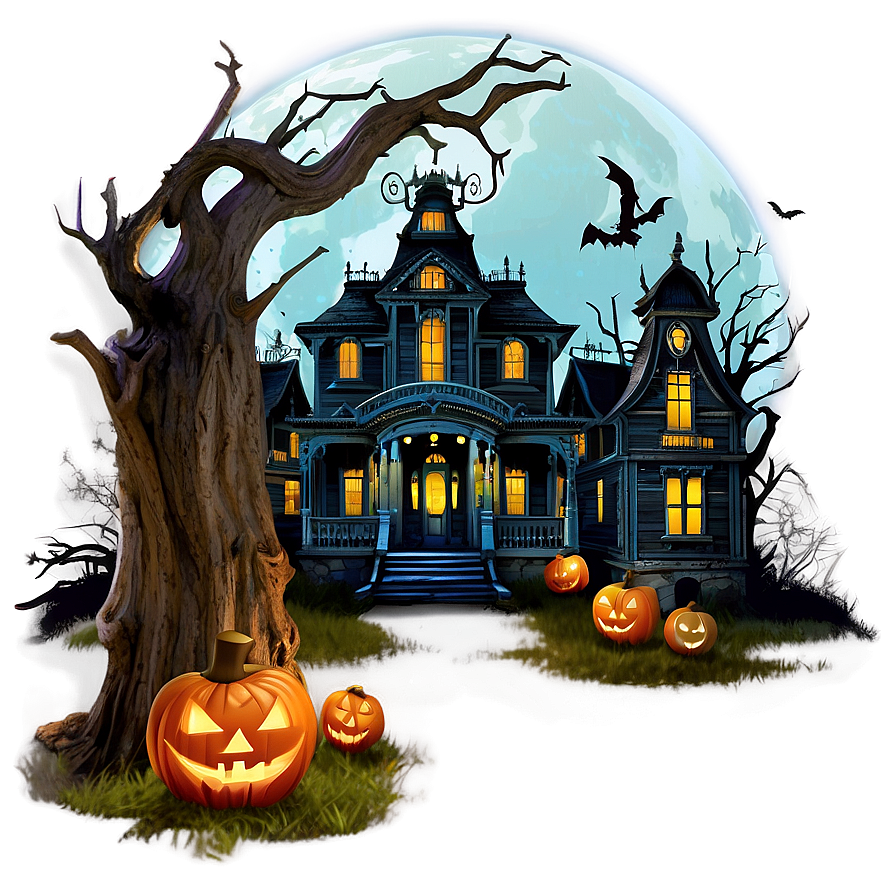 Halloween Haunted Mansion Mystery Png 80