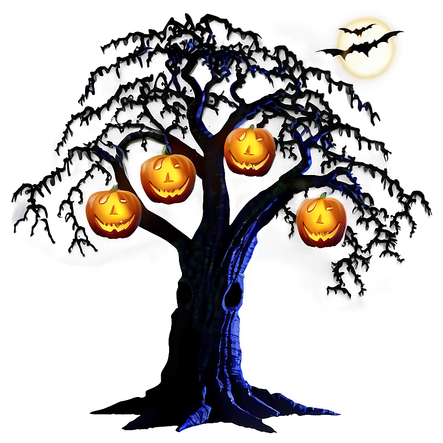 Halloween Haunted Tree Png Ffk49