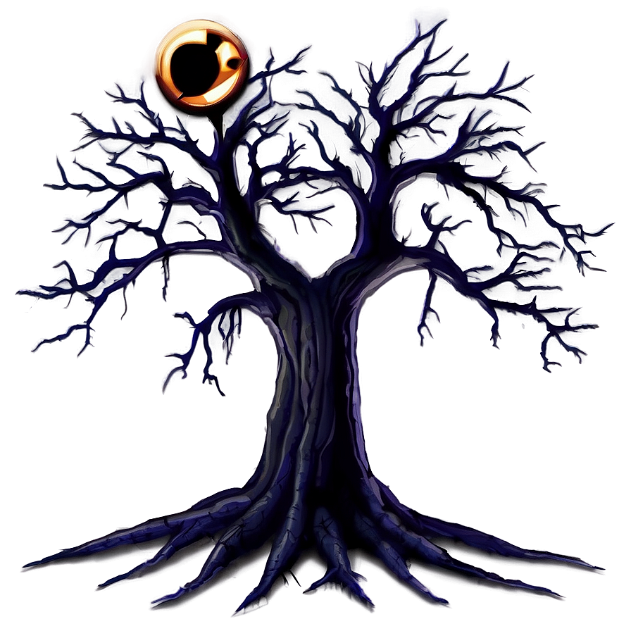 Halloween Haunted Tree Png Rxj39