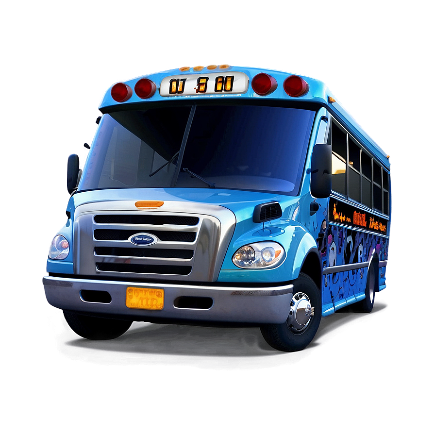 Halloween Party Bus Spooktacular Png Alj