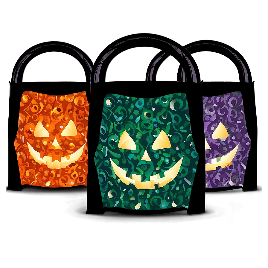 Halloween Party Trick Or Treat Bags Png Utd1