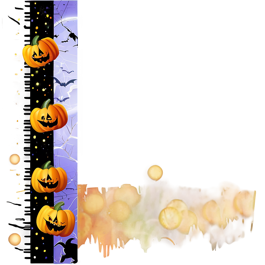 Halloween Photo Border Png 06262024