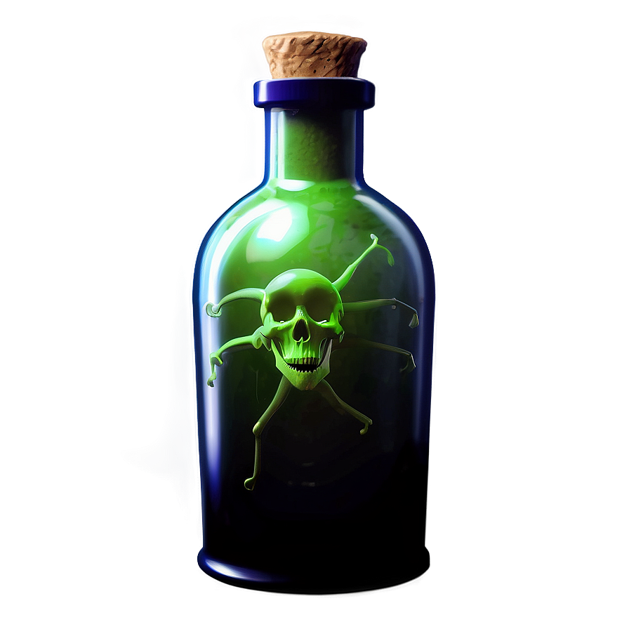 Halloween Poison Bottle Png Dye