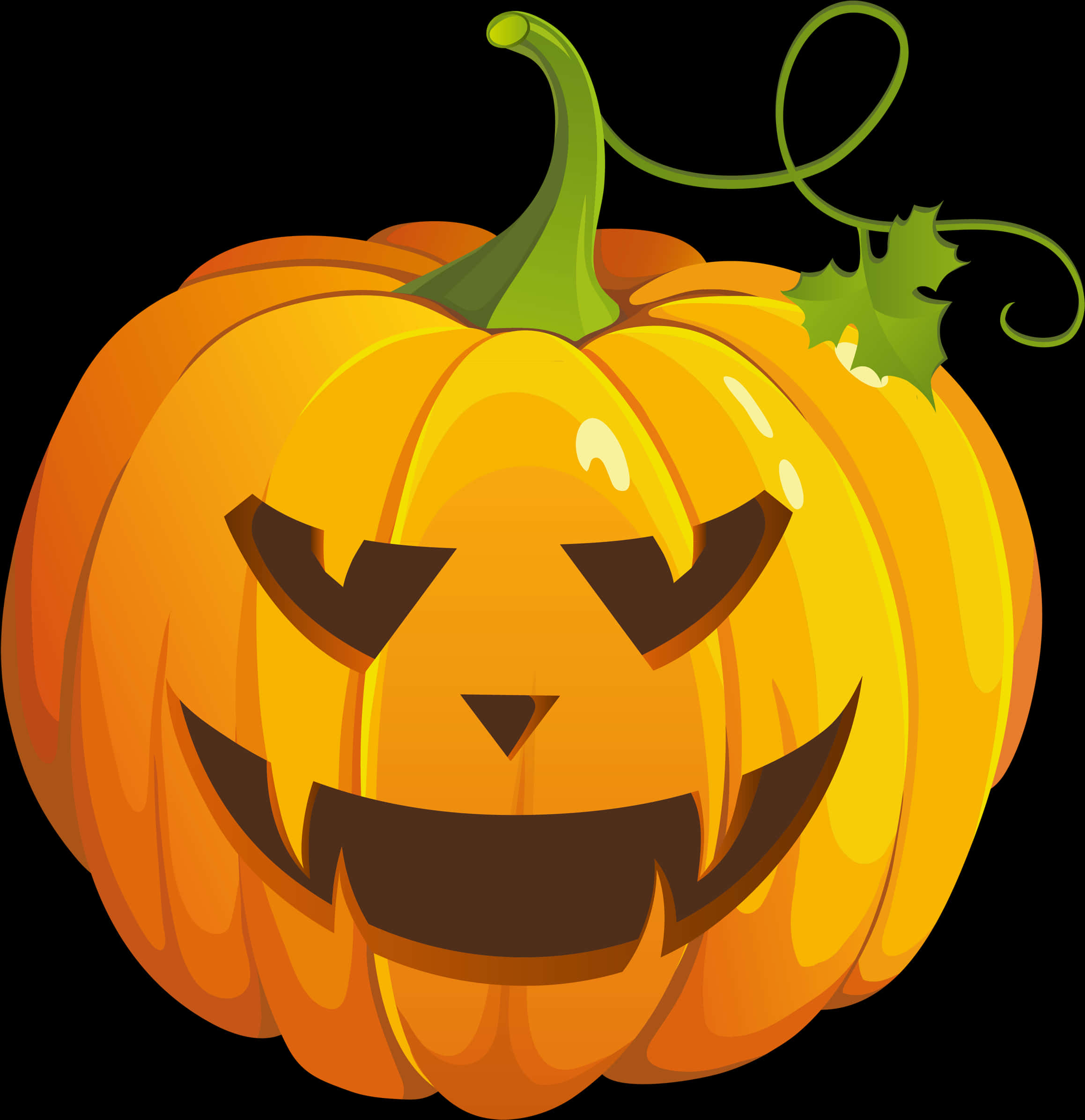 Halloween Pumpkin Carving Illustration