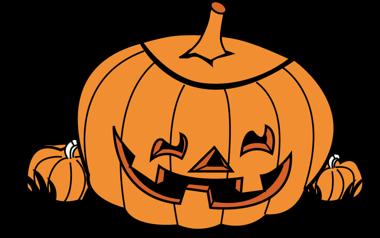 Halloween Pumpkin Carving Illustration