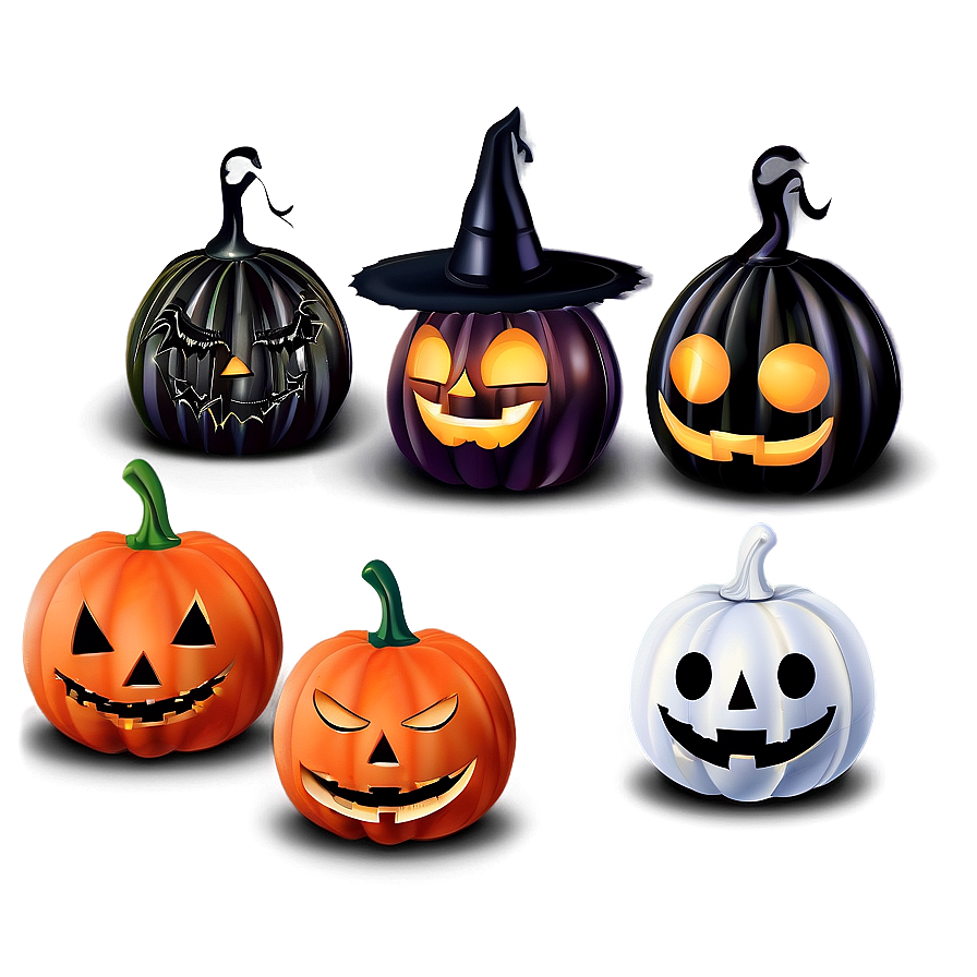 Halloween Pumpkin Decorations Png Uxw74