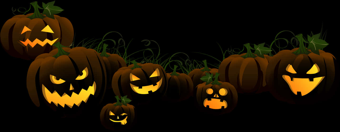 Halloween Pumpkin Lineup