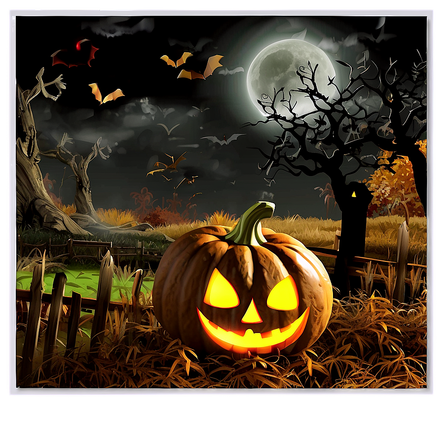 Halloween Spooky Scene Png 05062024