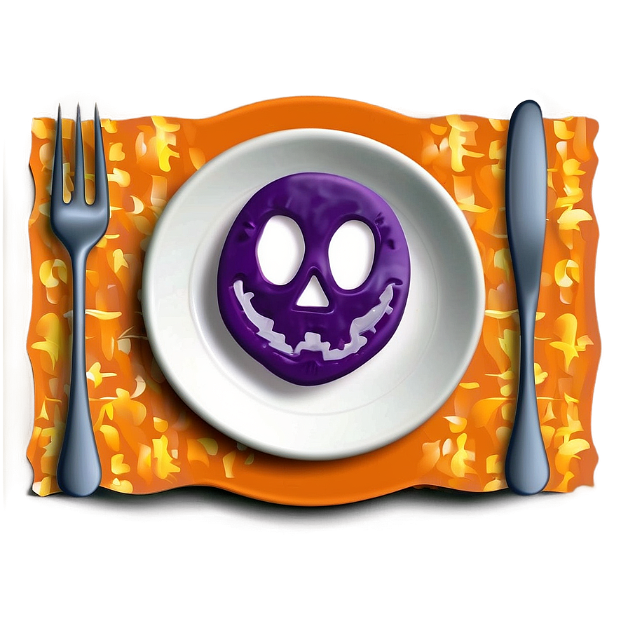 Halloween Table Setting Png 86