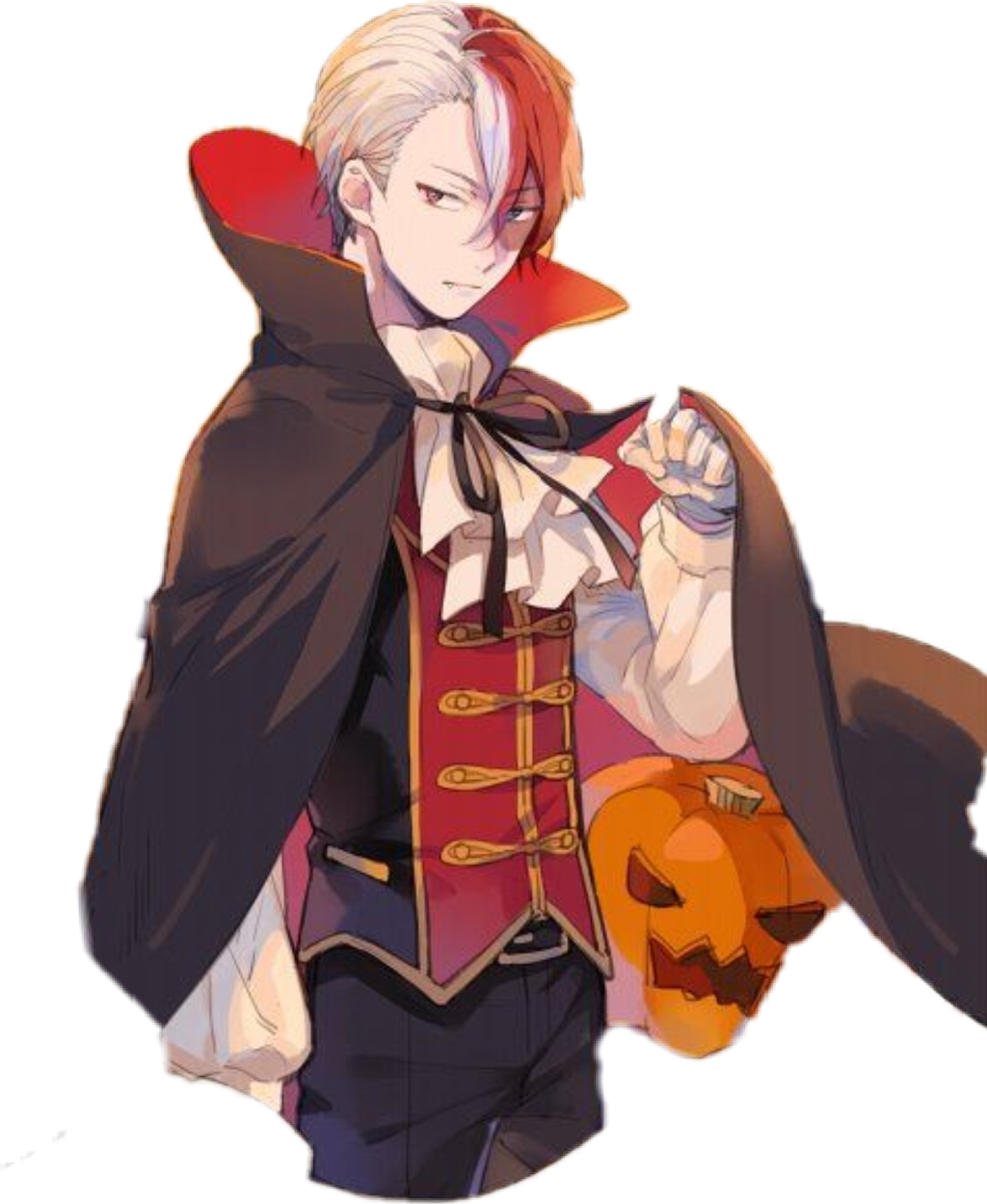 Halloween Themed Todoroki Anime Artwork