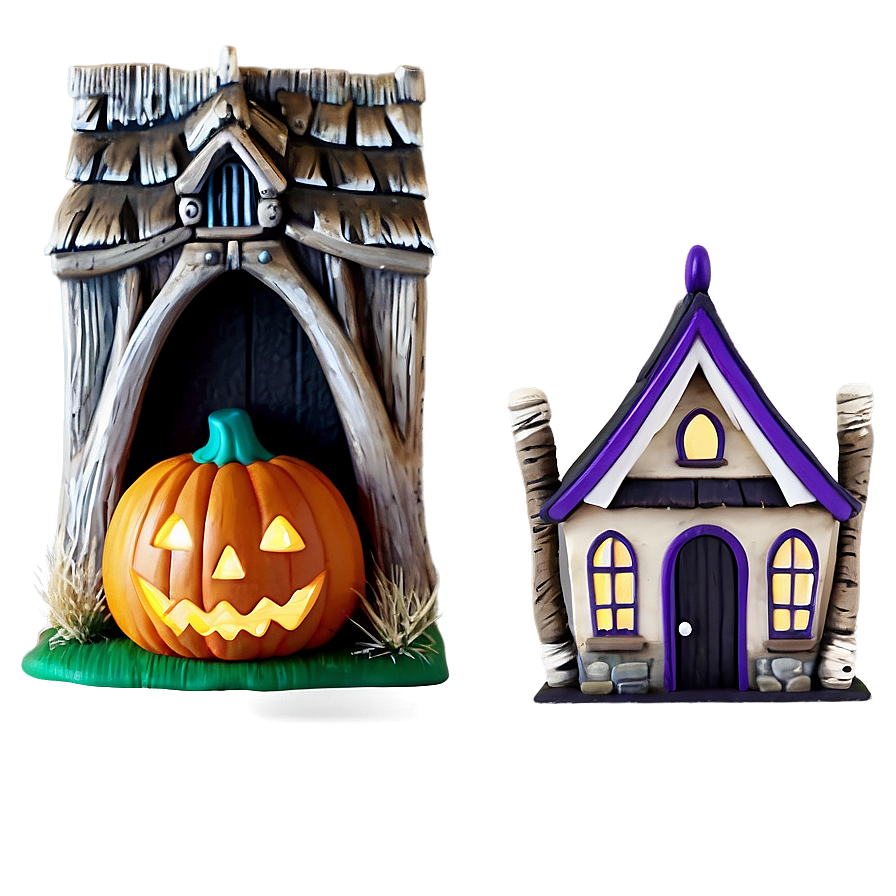 Halloween Village Sets Png 06212024