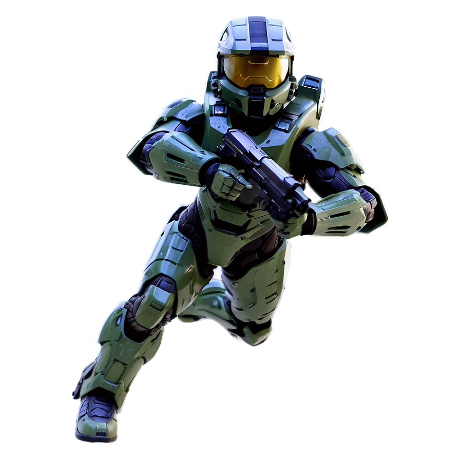 Halo Master Chief Dynamic Action Png 06252024