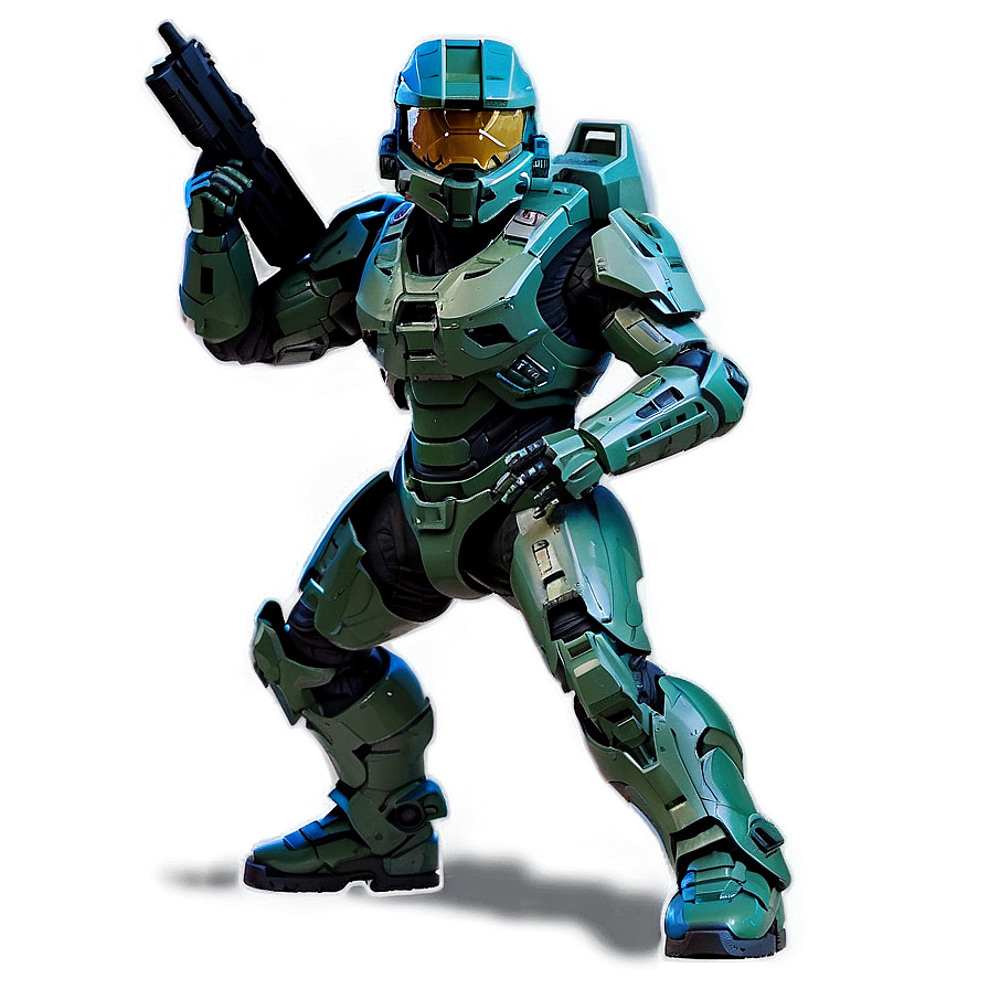 Halo Master Chief Epic Stance Png Mir32