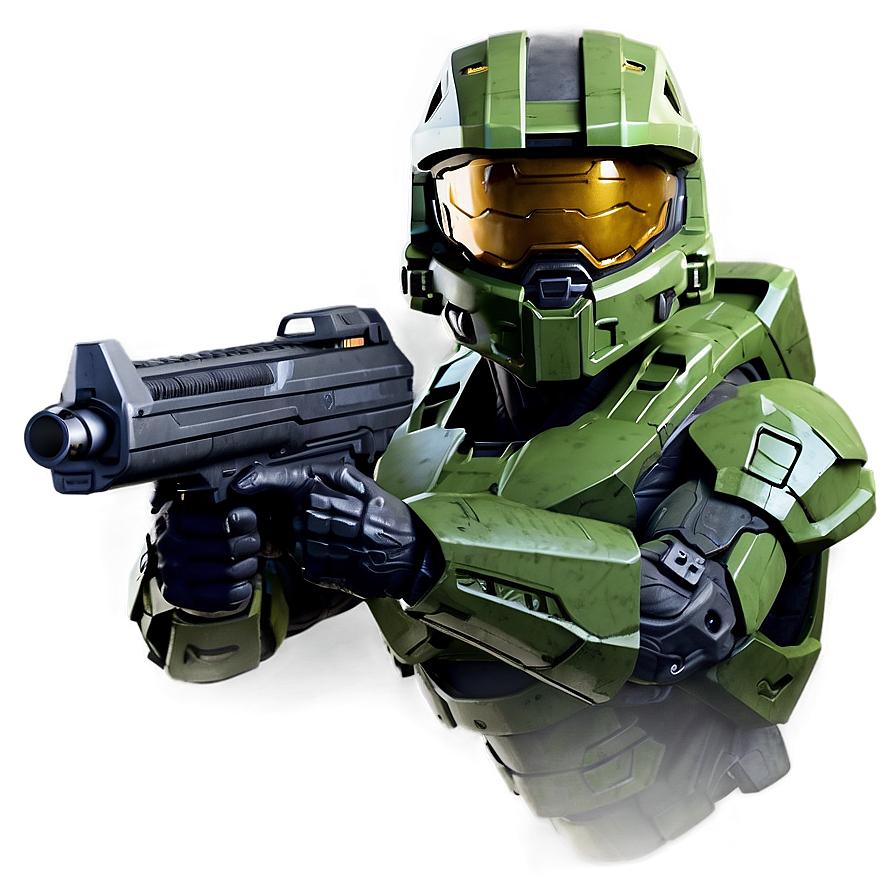 Halo Master Chief Iconic Image Png Ani97