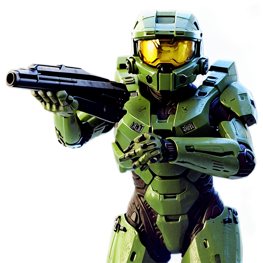 Halo Master Chief Retro Png Vxe