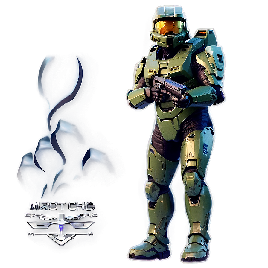 Halo Master Chief Retro Png Xig8