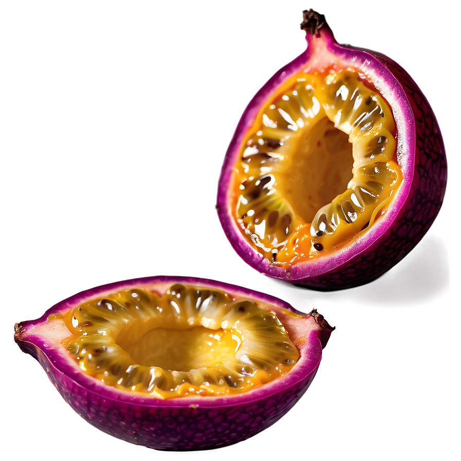 Halved Passion Fruit Png Ycy24