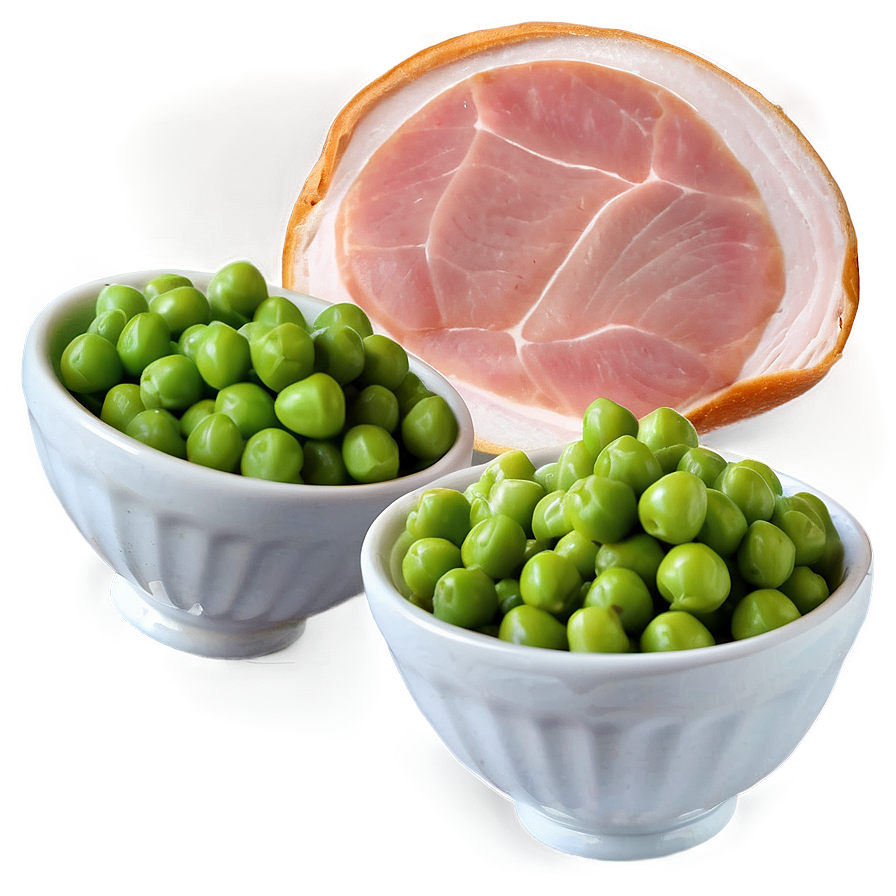 Ham And Peas Png Jre11