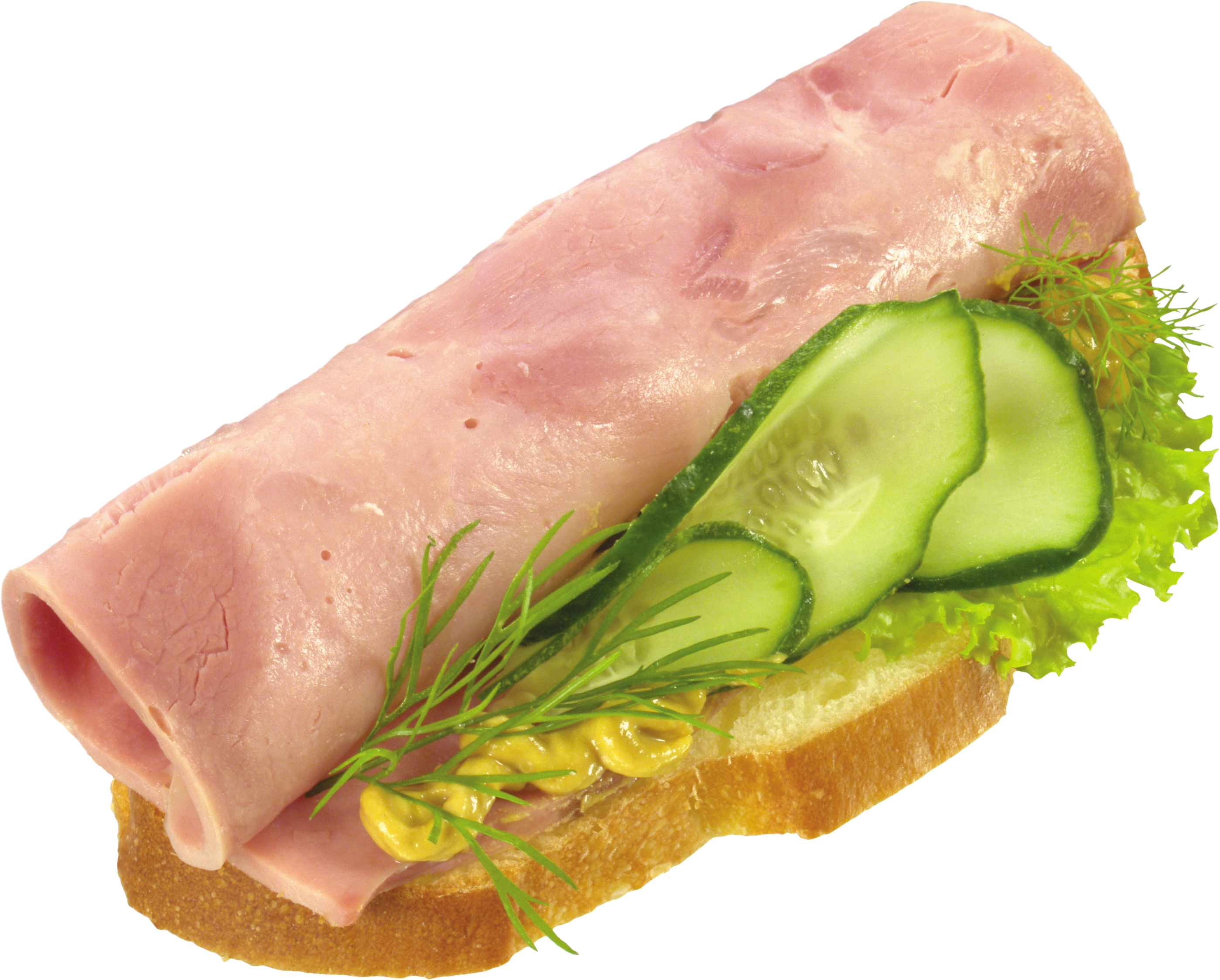 Ham Sandwichwith Cucumberand Dill