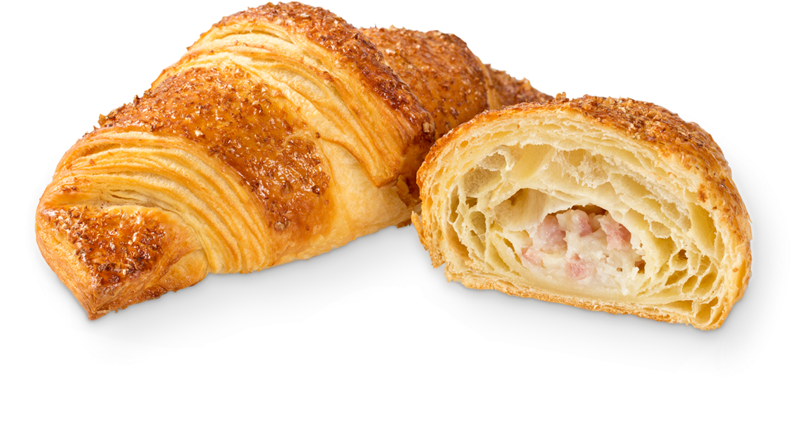 Hamand Cheese Croissant Cut Open