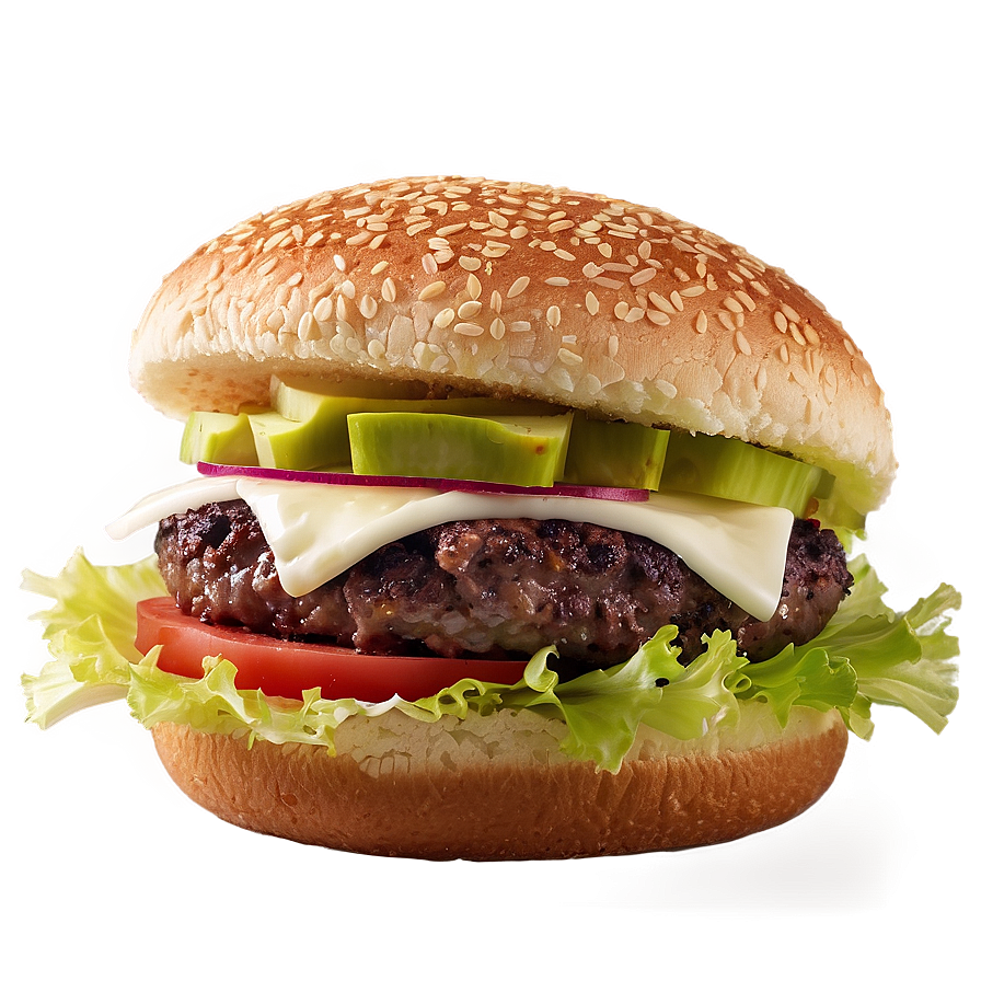 Hamburger With Coleslaw Png 67