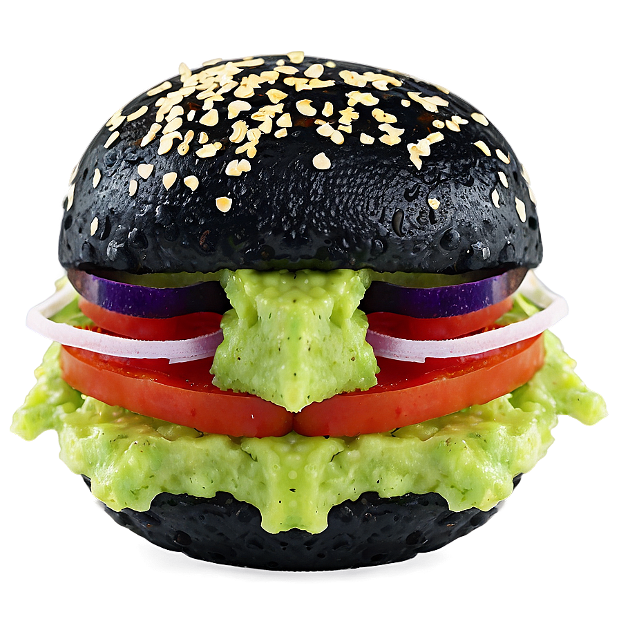 Hamburger With Guacamole Png 67