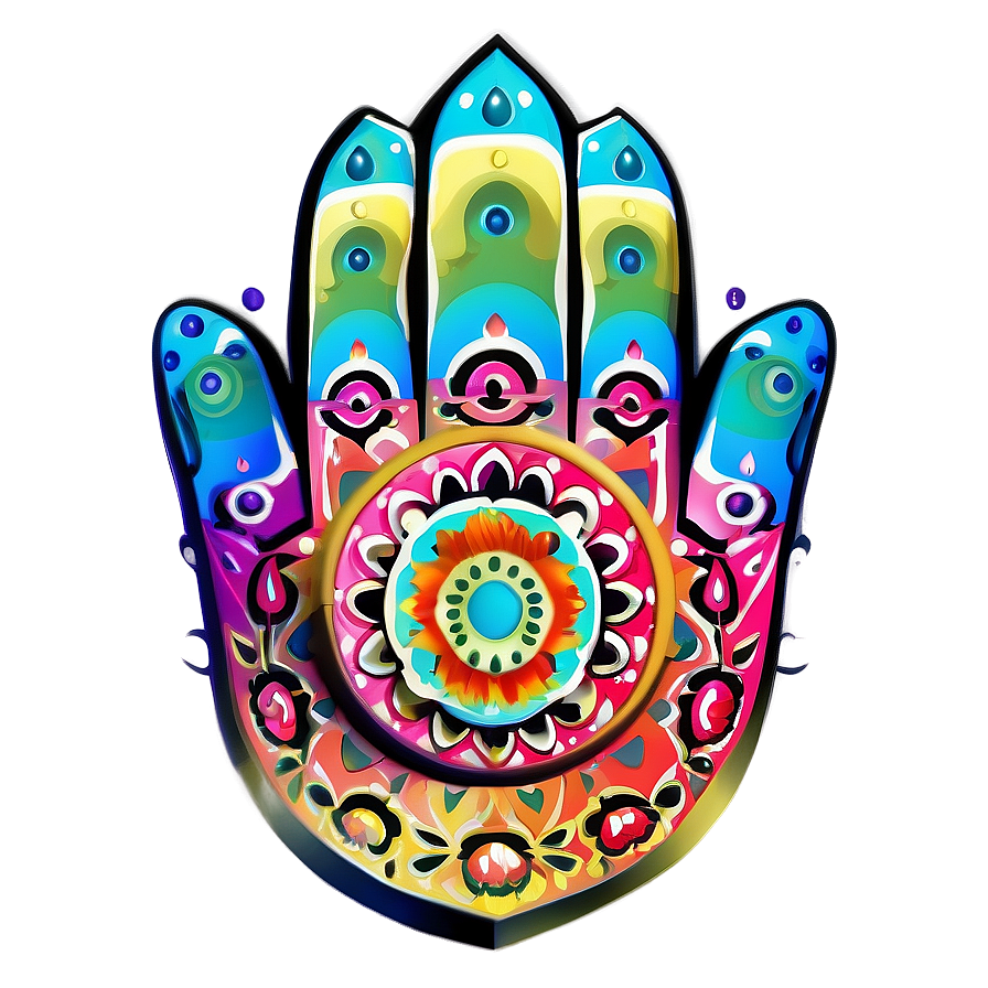 Hamsa Hand Boho Style Png Mhx