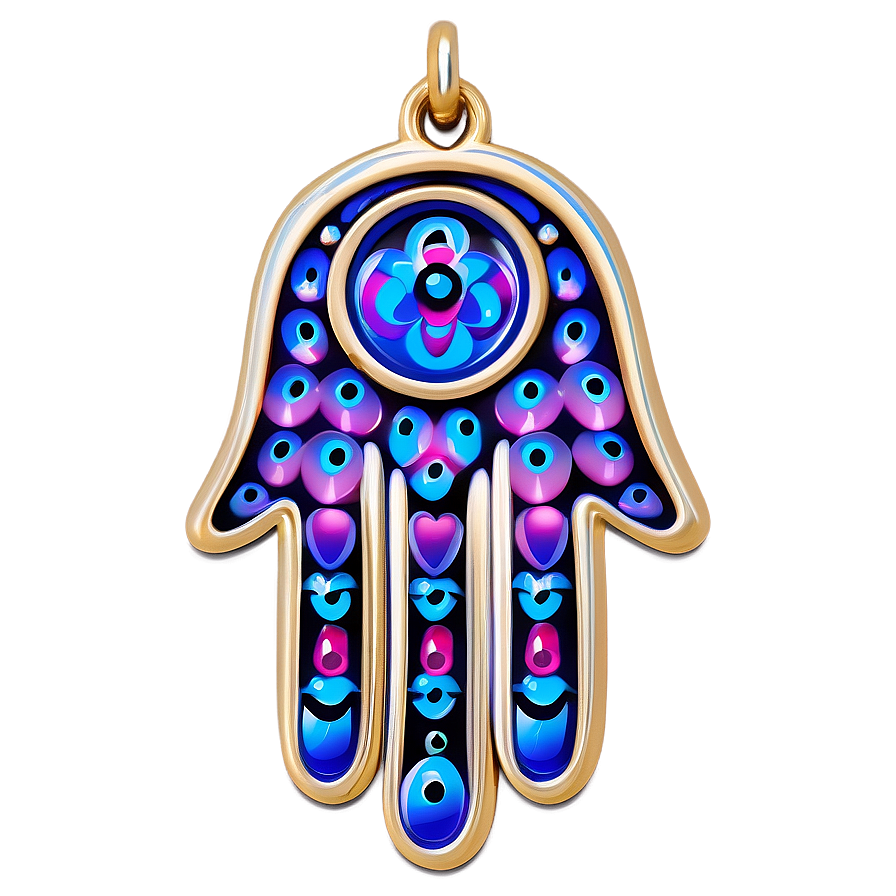 Hamsa Hand Charm Png 06252024