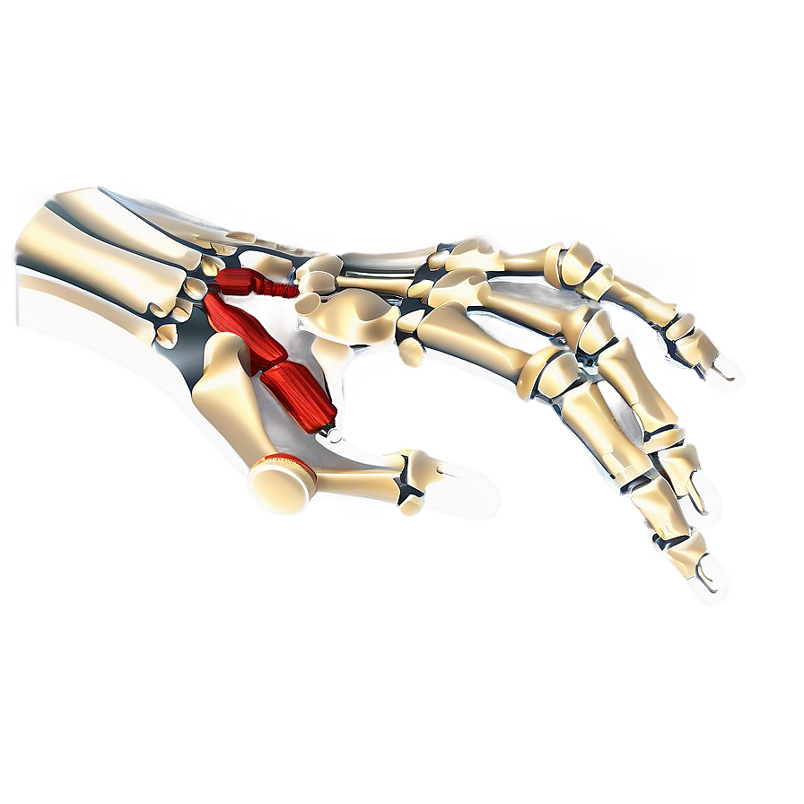 Hand And Wrist Bones Anatomy Png 06132024