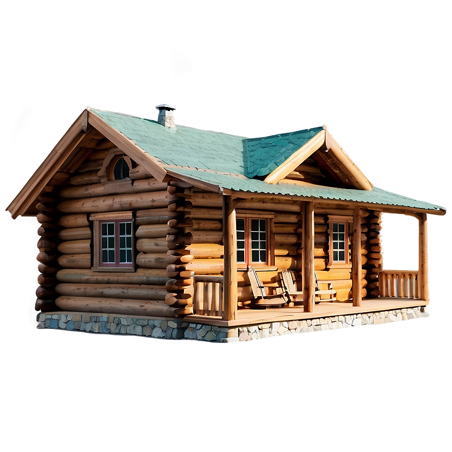 Hand-crafted Log Cabin Png 06122024