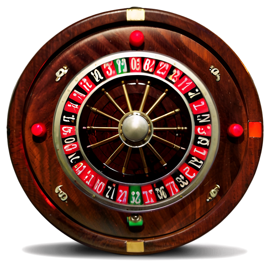 Hand-crafted Wooden Roulette Png 06202024