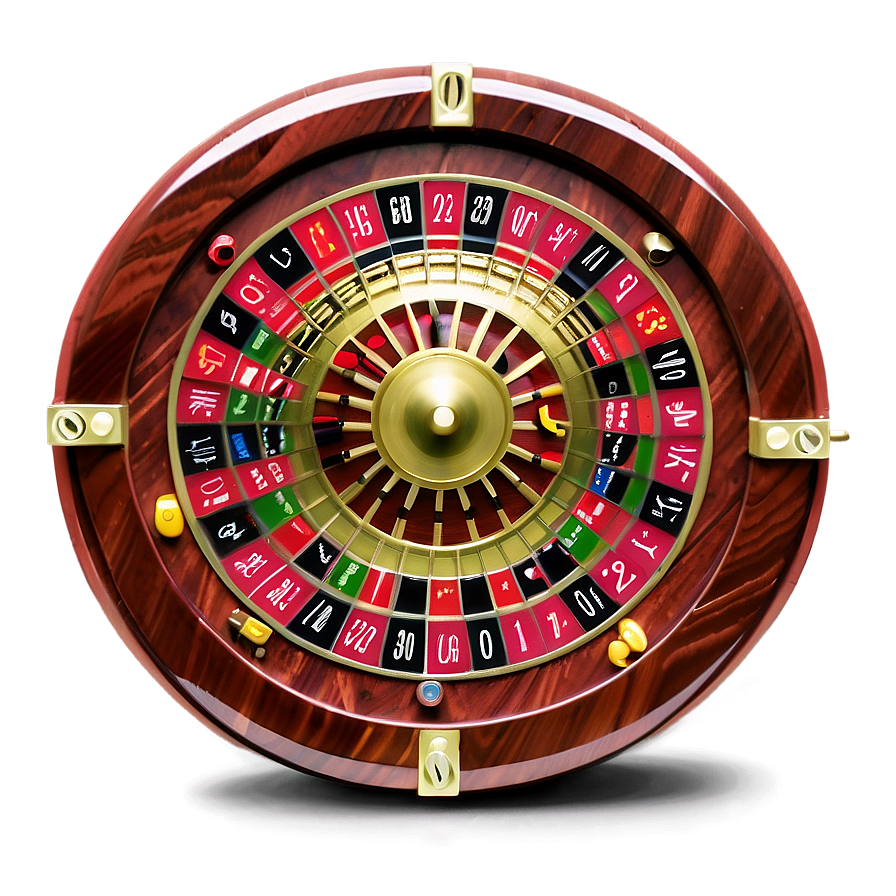 Hand-crafted Wooden Roulette Png 64